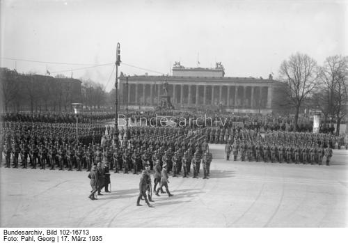 August von Mackensen with Adolf Hitler at the Berliner Dom Parade during the Heldengedenktag